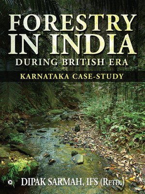 cover image of FORESTRY IN INDIA DURING BRITISH ERA